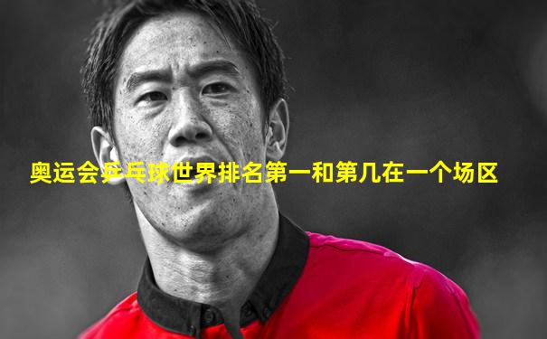 奥运会乒乓球世界排名第一和第几在一个场区