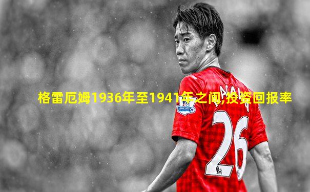 格雷厄姆1936年至1941年之间,投资回报率