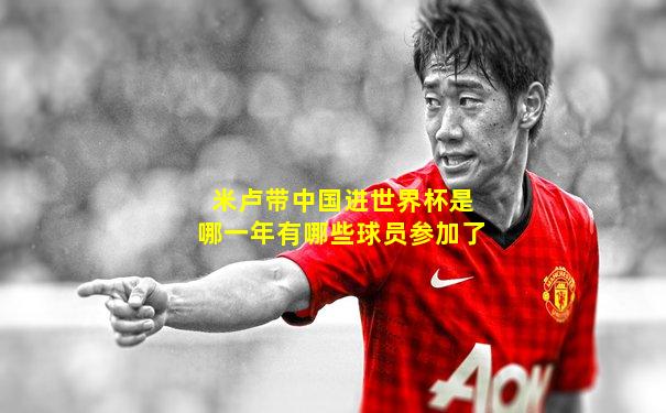 米卢带中国进世界杯是哪一年有哪些球员参加了